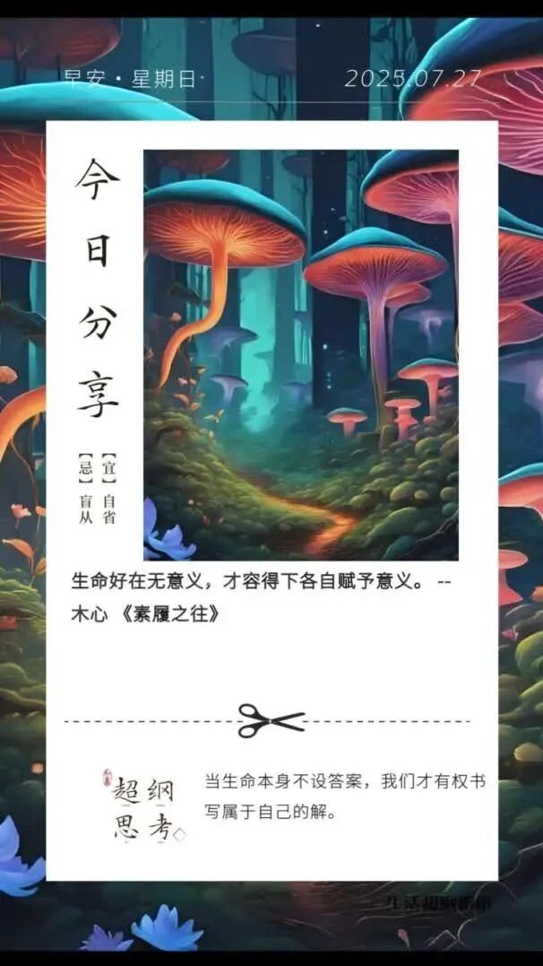 超纲今日语录推荐-20250727