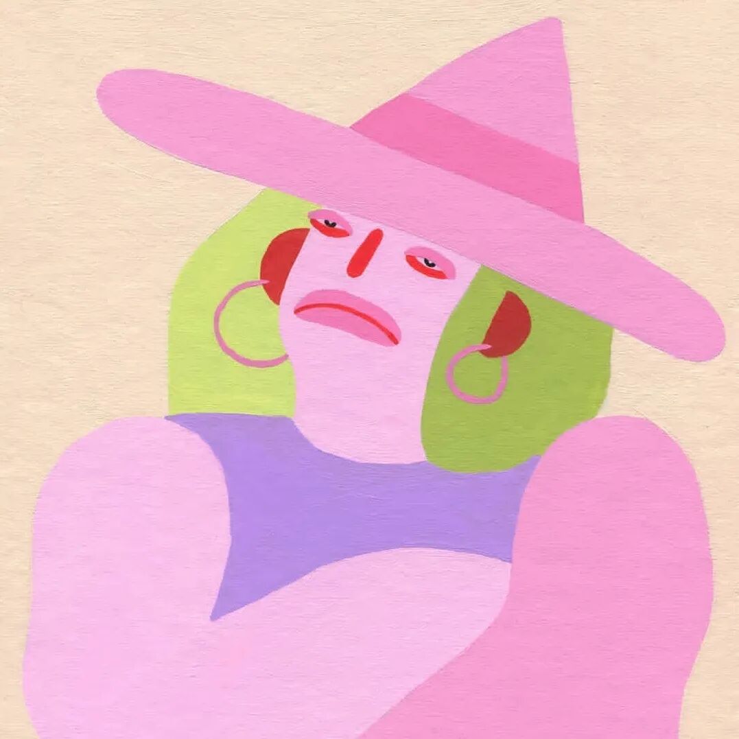 收集这些高级插画春天换新头像