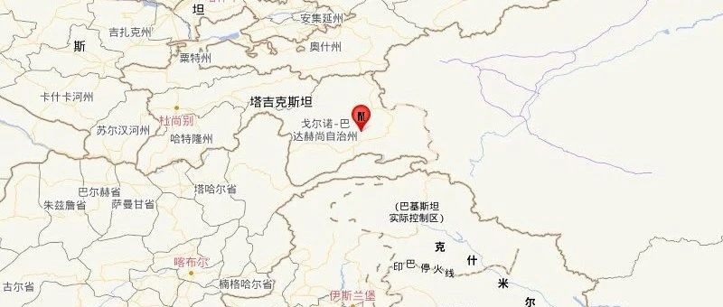 爆裂！塔吉克斯坦发生7.2级地震