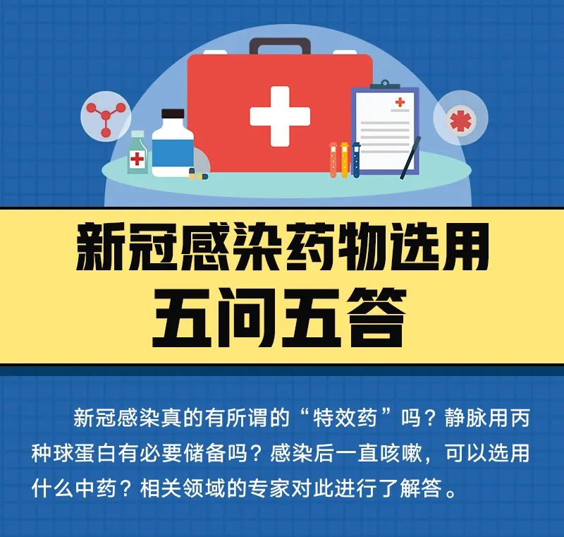 防护｜新冠有“特效药”吗？一直咳嗽可以选什么中药？解答来了