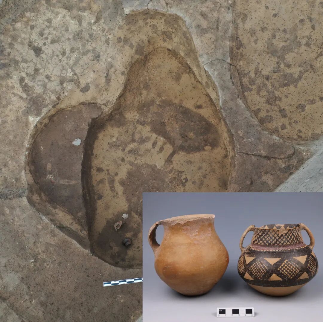 2023GLSF72及出土陶器（上为东南）.jpg