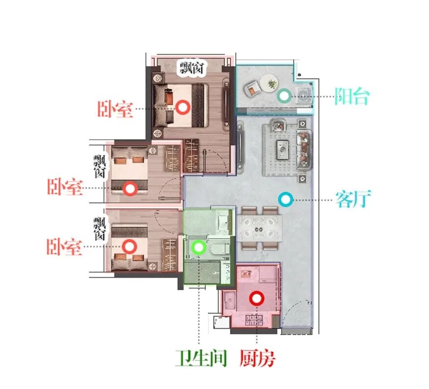 荔湾新盘珠江广钢花城，87平米4房，总价328万!