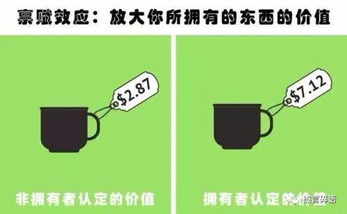 思维模型学习禀赋效应