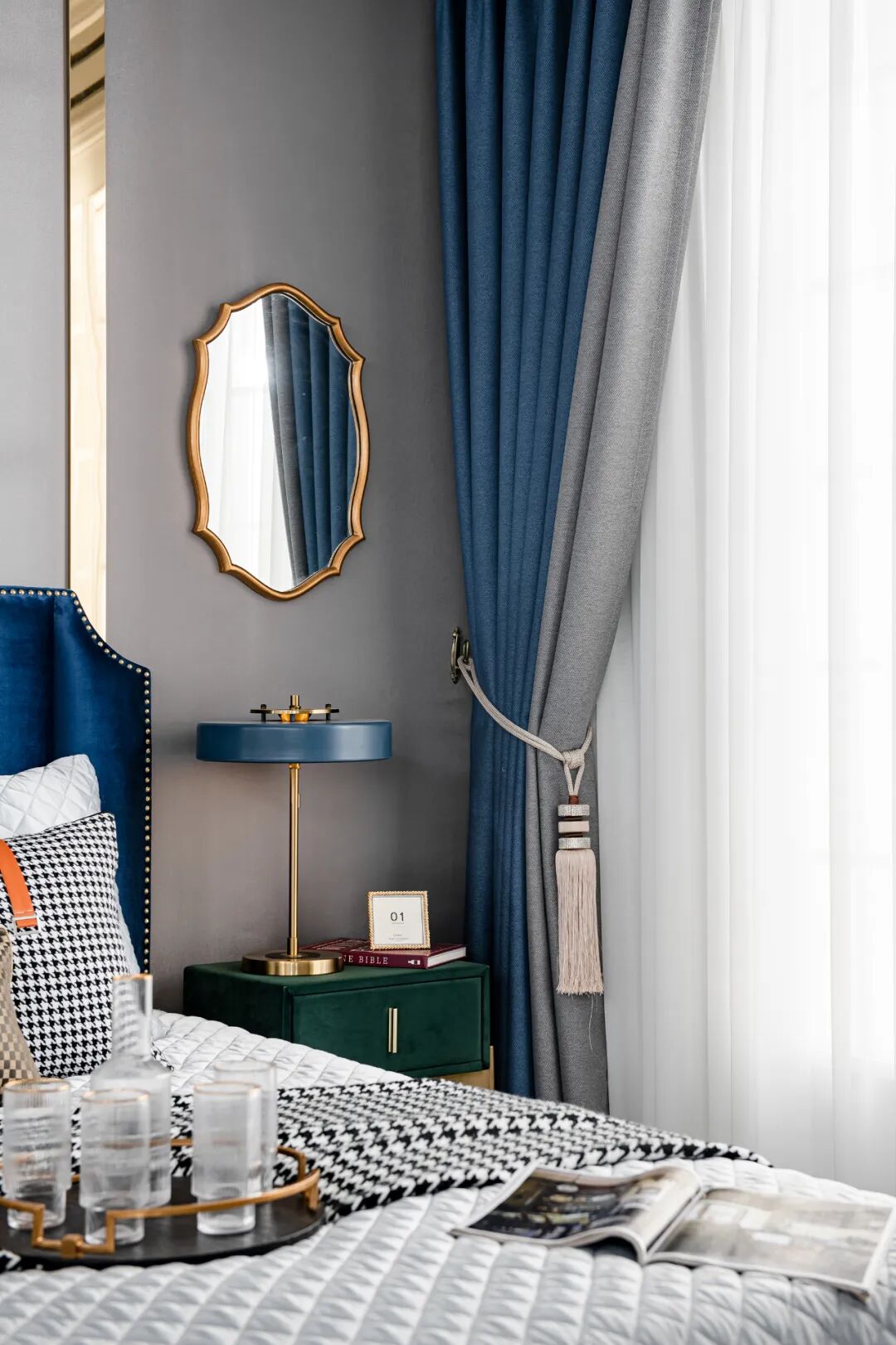 皇家罗兰墙布全遮光加厚窗帘瑞贝尼