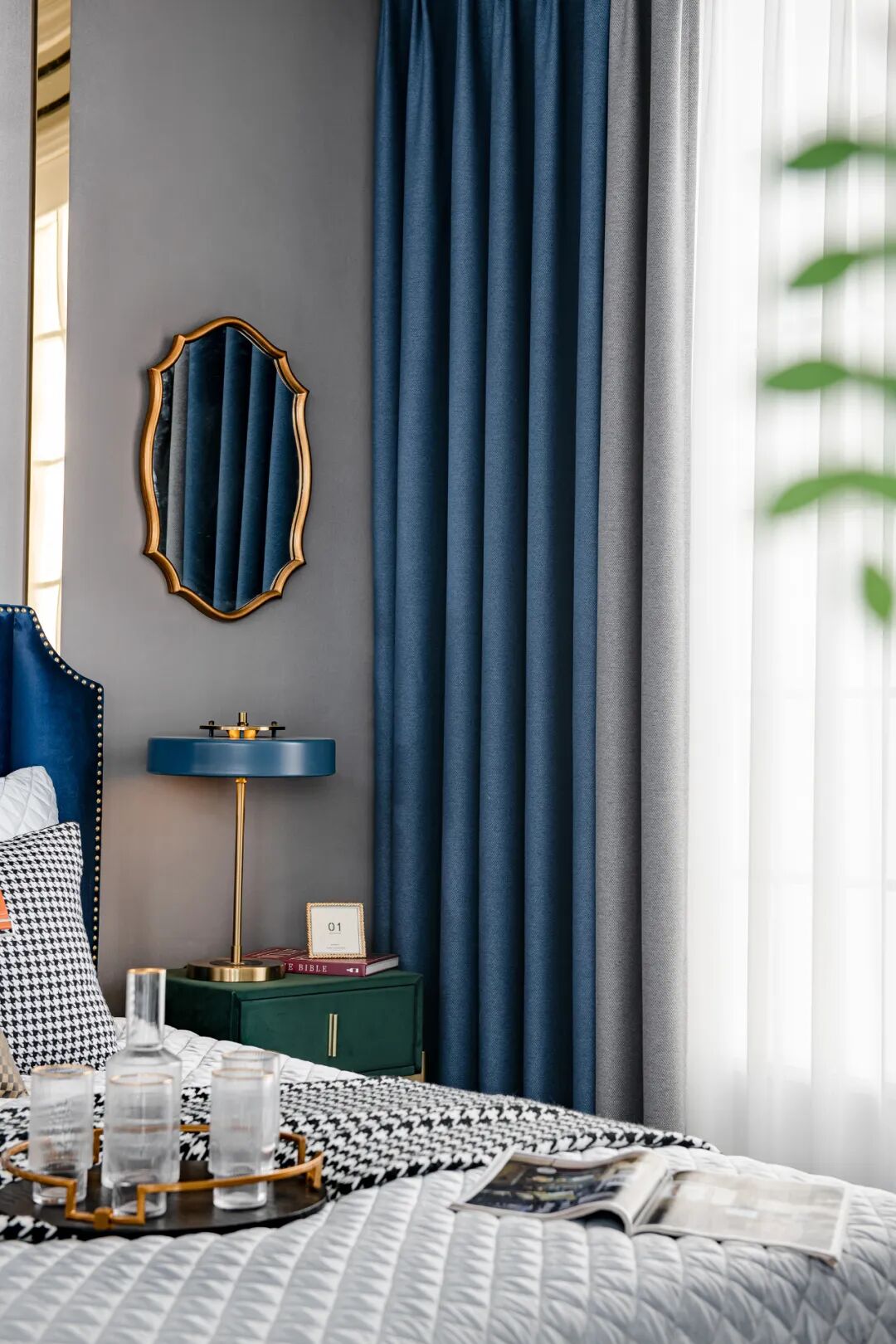 皇家罗兰墙布全遮光加厚窗帘瑞贝尼