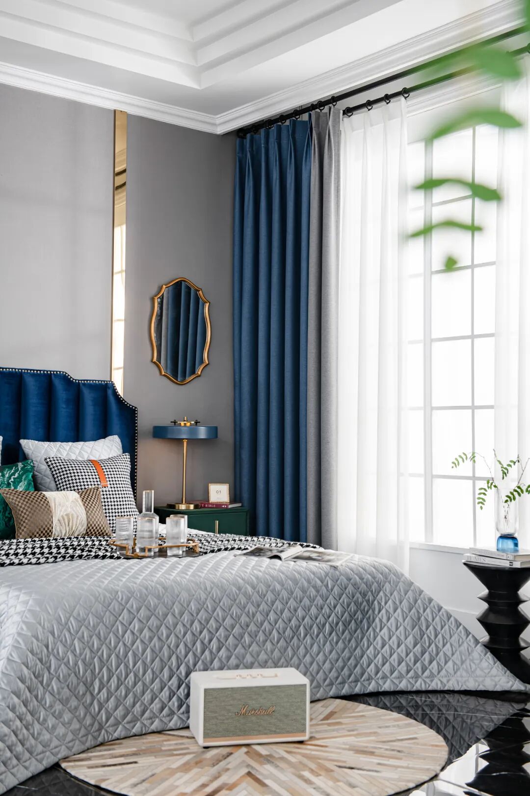 皇家罗兰墙布全遮光加厚窗帘瑞贝尼