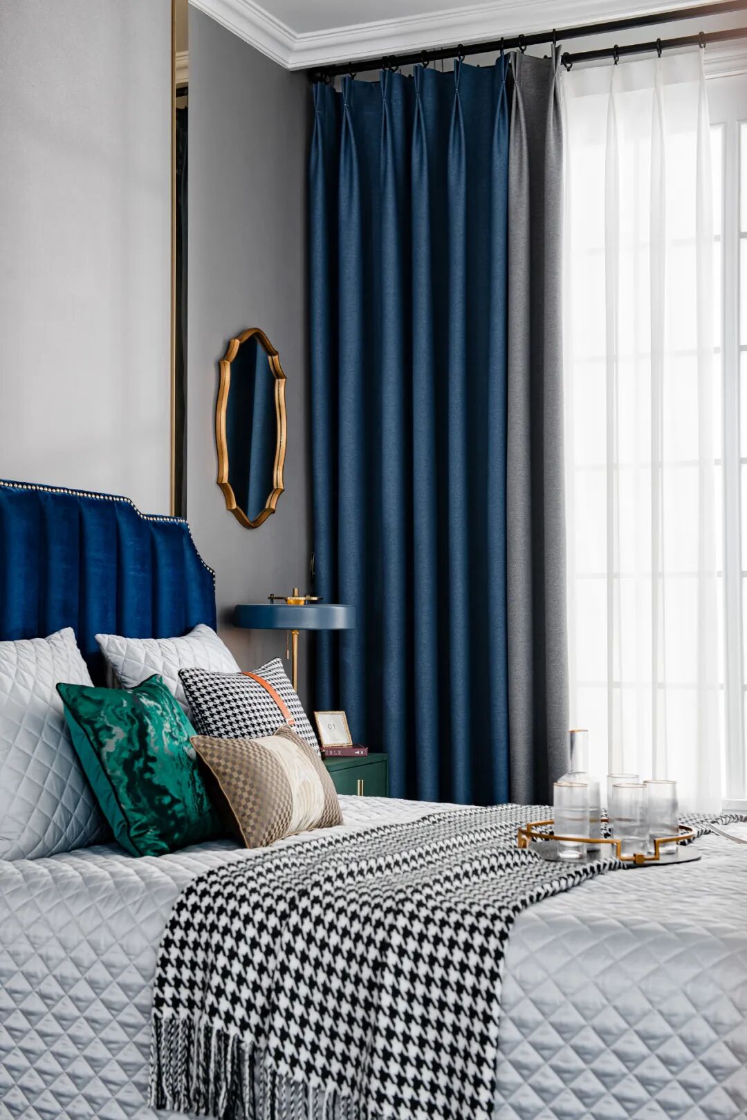 皇家罗兰墙布全遮光加厚窗帘瑞贝尼