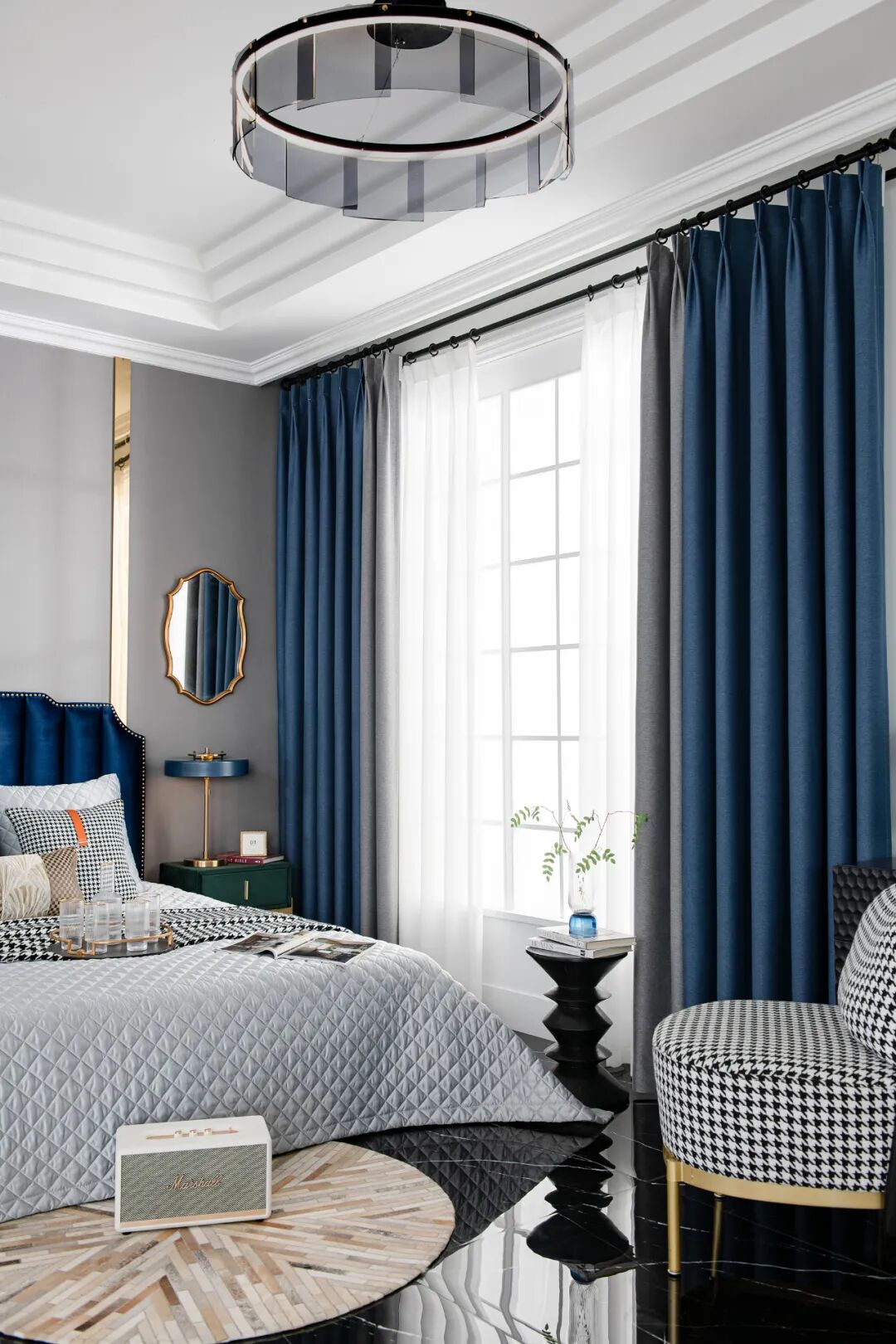 皇家罗兰墙布全遮光加厚窗帘瑞贝尼