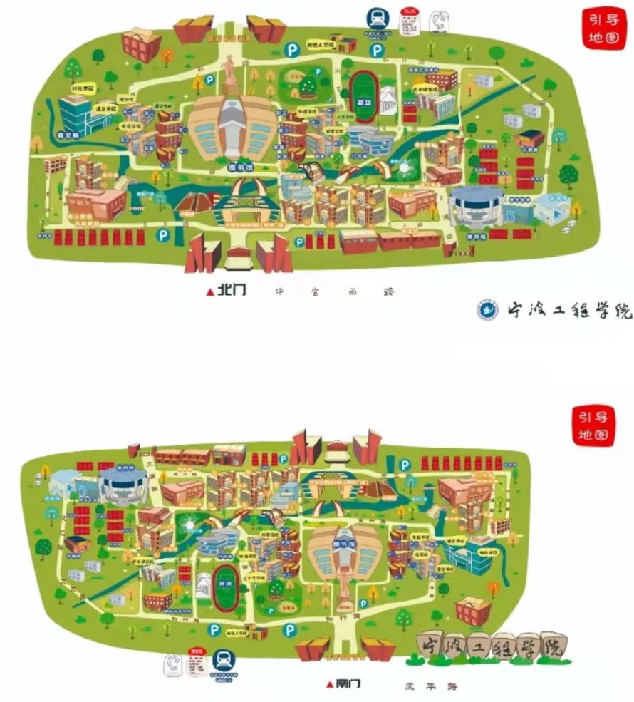 宁波工程学院地图图片