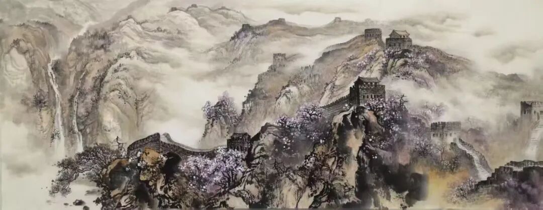 高飞山水画赏析： 挥毫落纸开云境 ，泼墨凝光见逸心（图2）