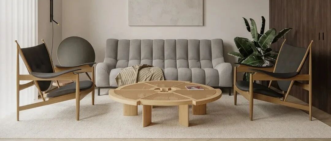 124㎡​ 一室一厅，从客厅到卧室都很有格调