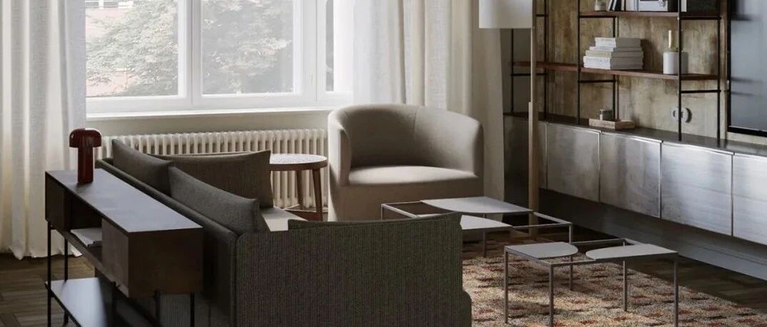 一室一厅复古轻奢风，精致细节让家更美！