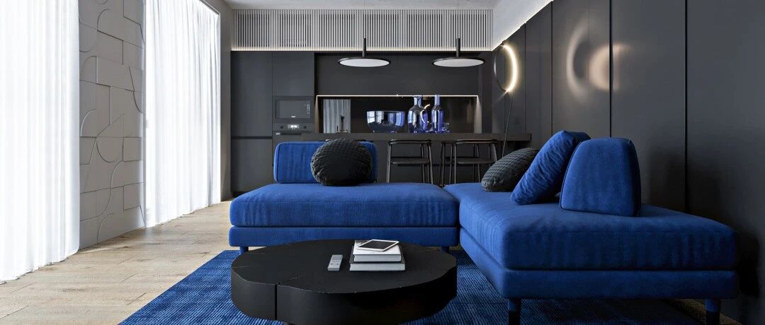 102㎡ 高级黑，墙面这么拼房间更显高