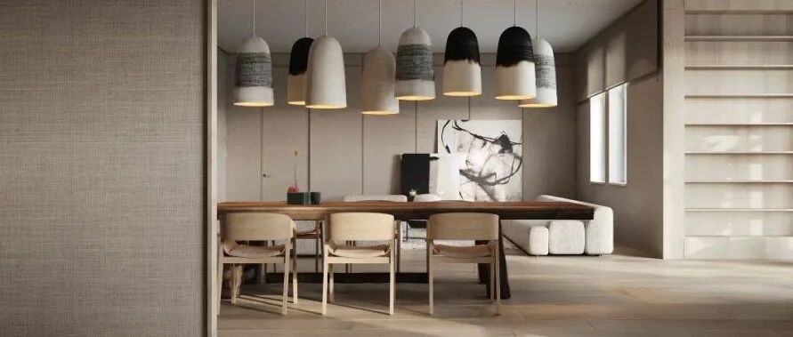 简约原木风住宅，用布艺、石材搭配出高级感！