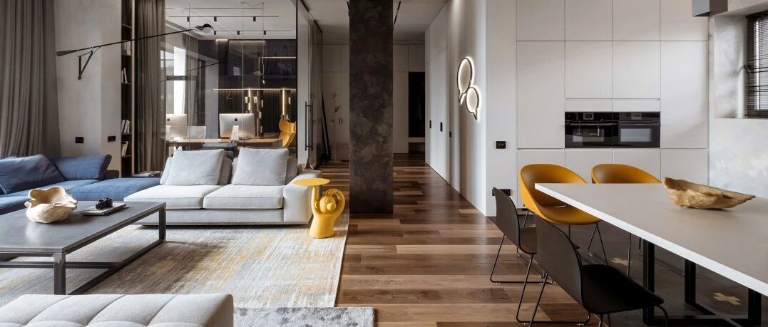 小公寓爆改 136㎡ 二居室,客厅大进深、浴室四分离，比大平层还大气