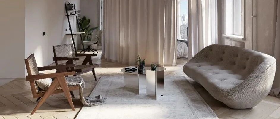 87㎡ 简约公寓，巧用复古元素装出现代感！