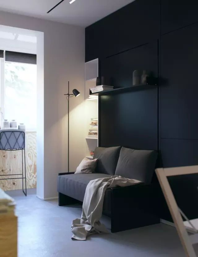 22㎡小小宅,打通阳台后,整个房子完全变了个样