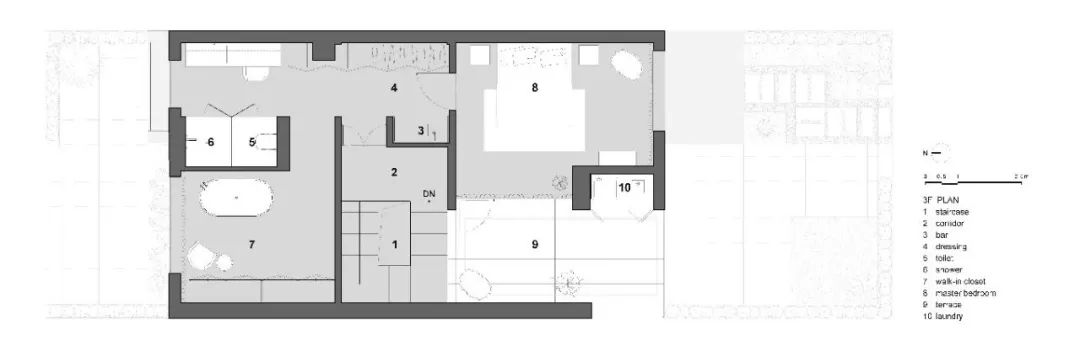 極簡白的家, 一面黑色木「牆」分出3個功能區 家居 第30張