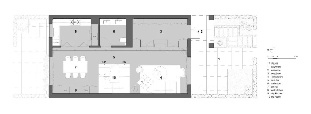 極簡白的家, 一面黑色木「牆」分出3個功能區 家居 第5張