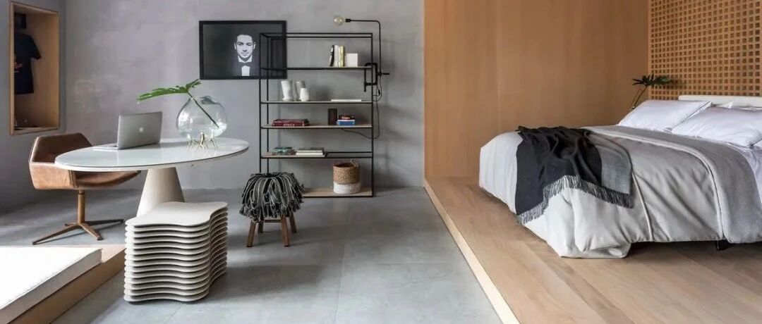 72㎡ 做个一室户，客厅、厨房、卧室全开放，这设计太个性了！