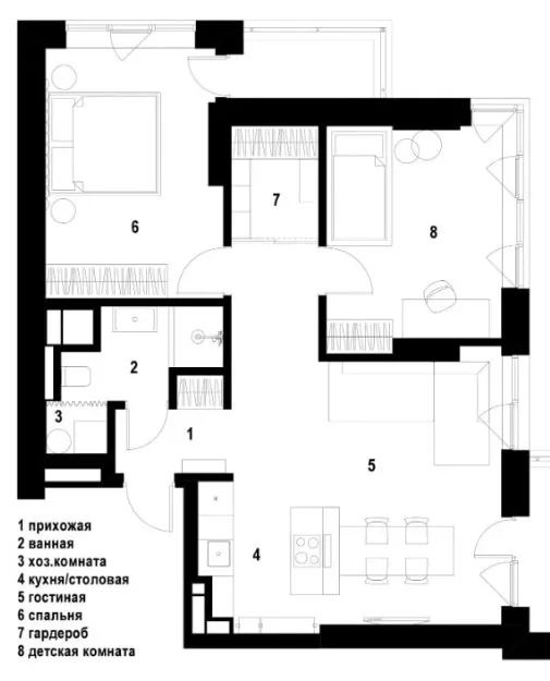 69㎡ 兩室一廳，北歐風讓小戶型住出大感覺！ 家居 第4張