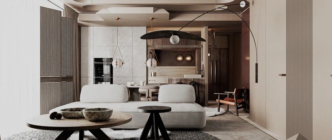 原木风也能打造出轻奢感，这个两居室连最小细节都让人惊艳