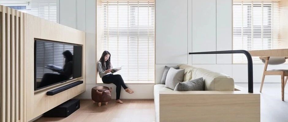 59㎡ 这样设计储物空间超多，1㎡ 都不会浪费