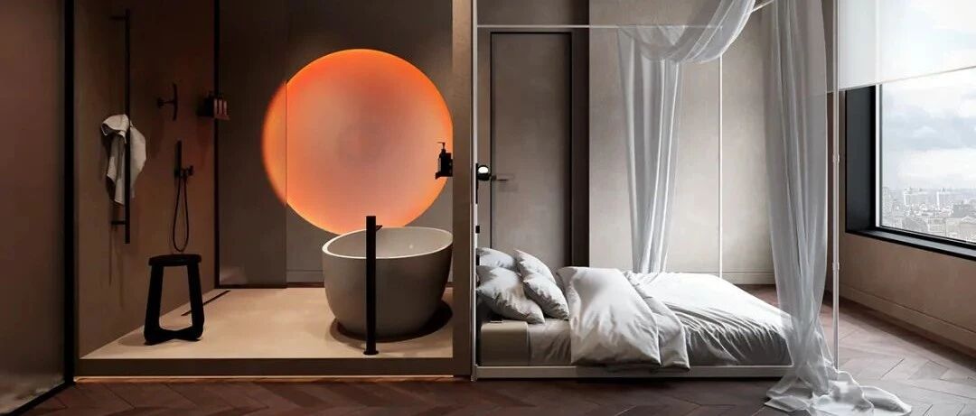 114㎡ 只做一室一厅，三开间的横厅太豪华了！