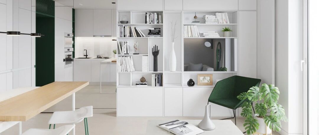 28㎡ 收纳全上墙，这样设计更省空间！