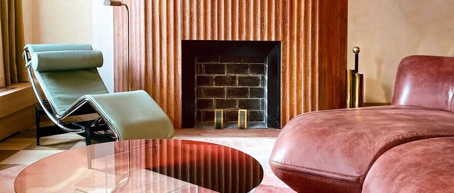 复古公寓，丰富的材质混搭超有feel