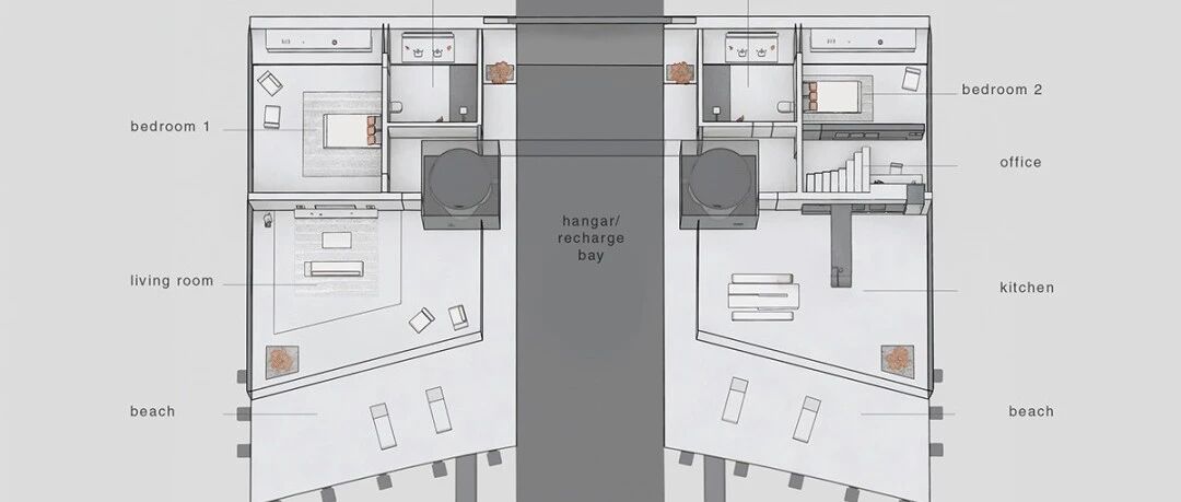 极简白的大别墅，全对称布局，出行还要配专属飞机?
