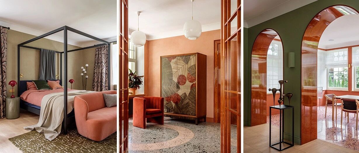 复古轻奢的家，有了拱形门洞更有范儿！