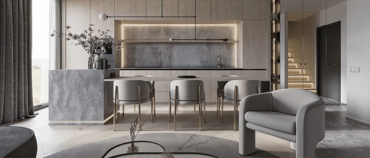 家里留一面清水混凝土墙，这质感太高级了!