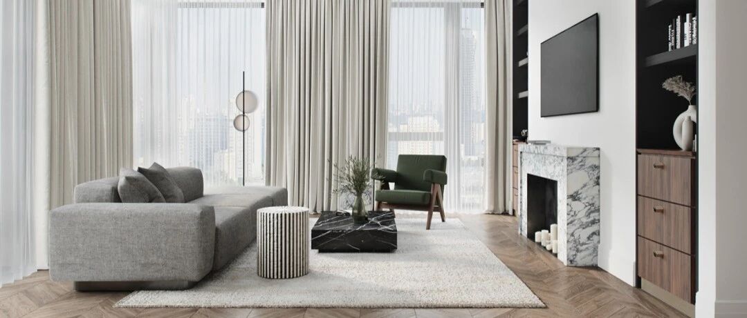 112㎡ 简约住宅，嵌入式储物实用又美观