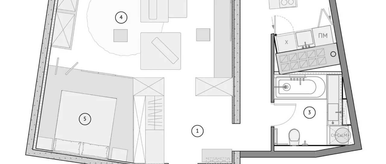 64㎡ 这样装，简单又不失设计感！