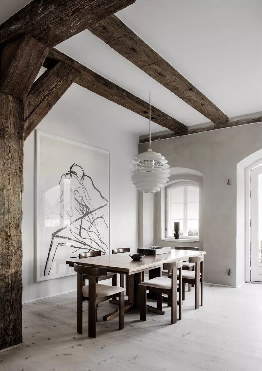 老房改造，留下这些老木梁很带感！