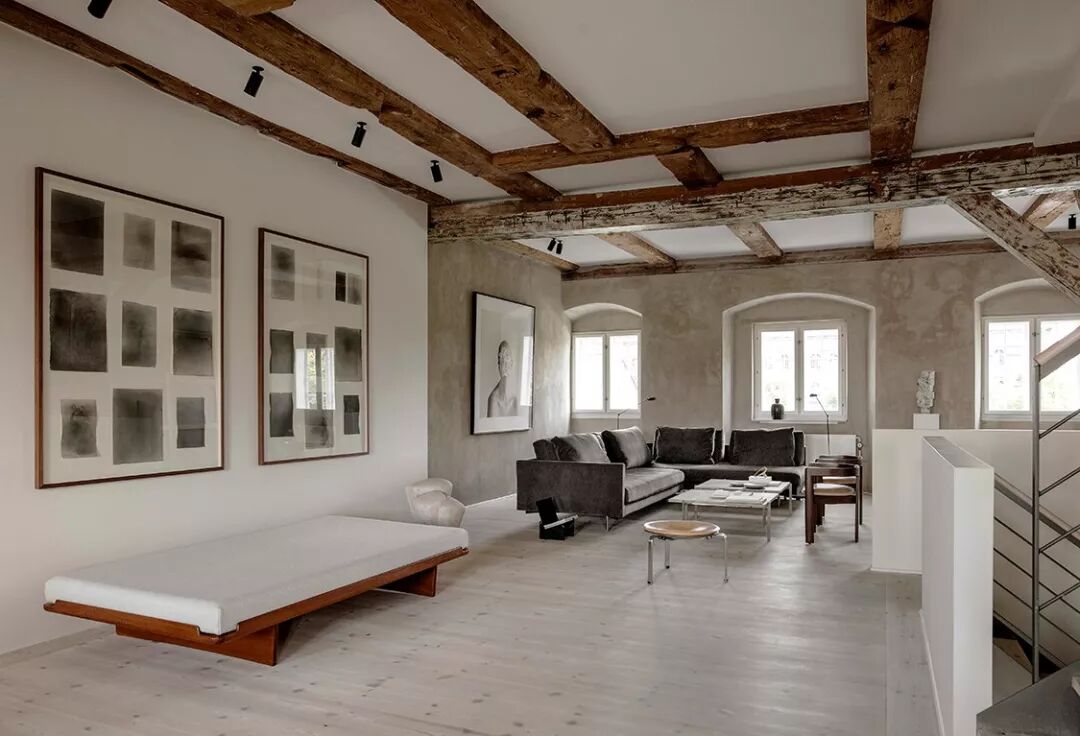 老房改造，留下这些老木梁很带感！