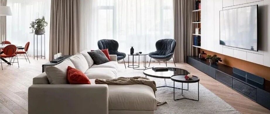 现代风二居室，墙面这样做储物好看又实用