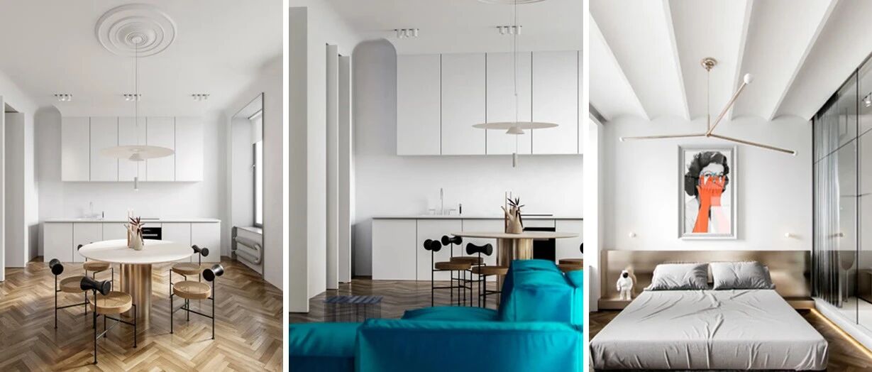 85㎡一室一厅，开放式卫浴布局更显宽敞！