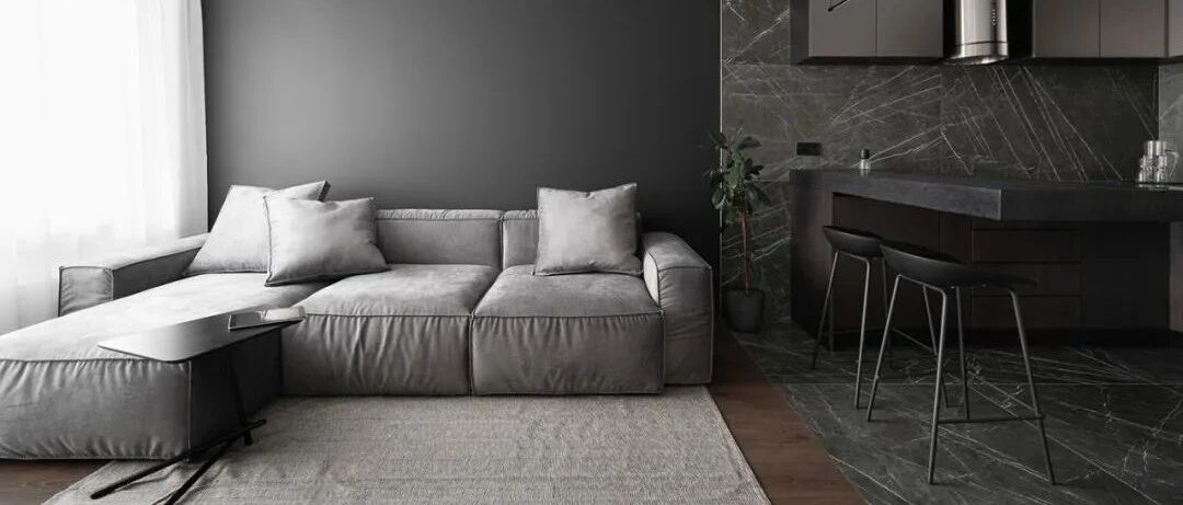 65㎡ 巧用黑白灰，小户型也能高级感满满