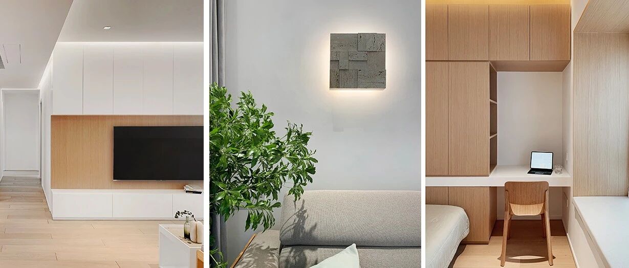 97㎡三居室，无主灯照明全屋无死角！