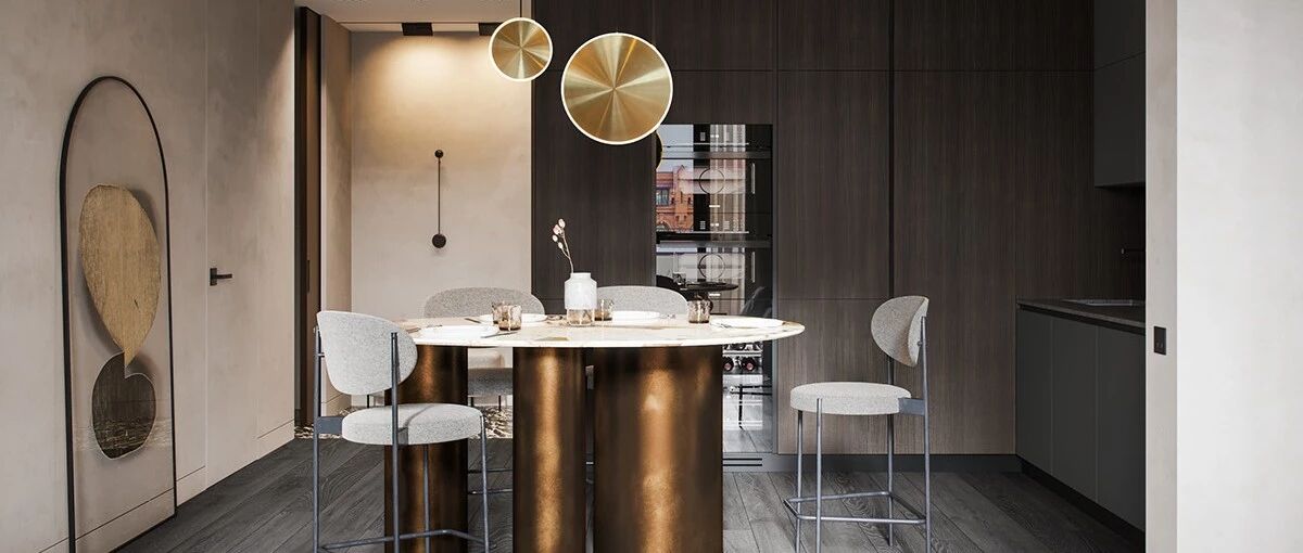 90㎡ 餐厅这样设计，一进门就被惊艳了