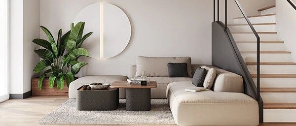 三居室复式住宅，墙这样刷清新又显格调!