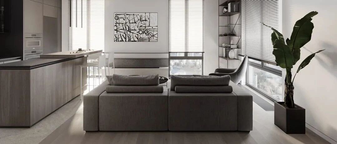 一室户小公寓，从玄关到卧室每个空间都很有设计感！