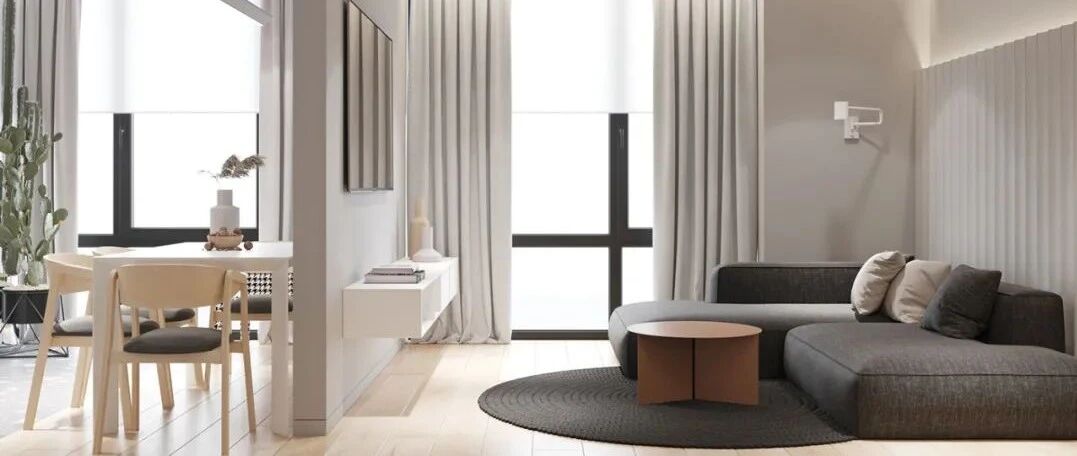 65㎡的小公寓，浴室竟能放下最爱的浴缸，也太享受了