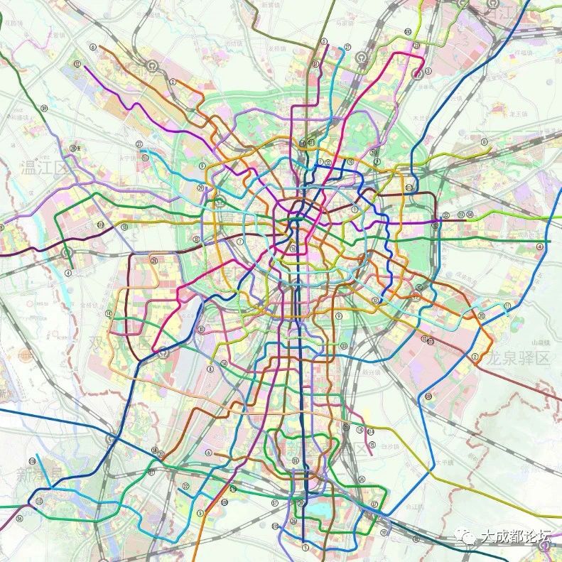 成都市第五期轨道交通建设具体线路规划最新信息