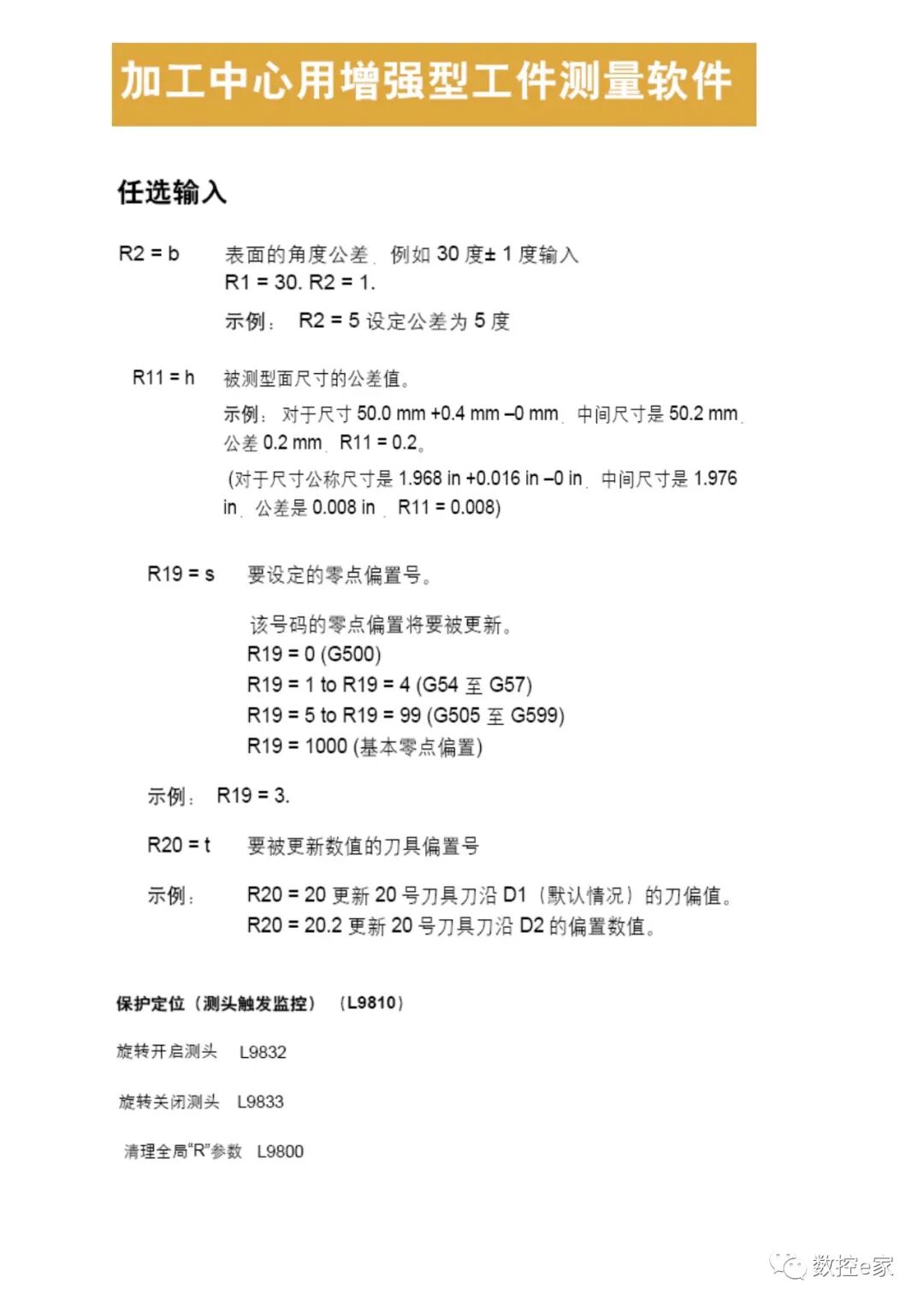 雷尼绍测头在SIEMENS系统上的测量循环的图1