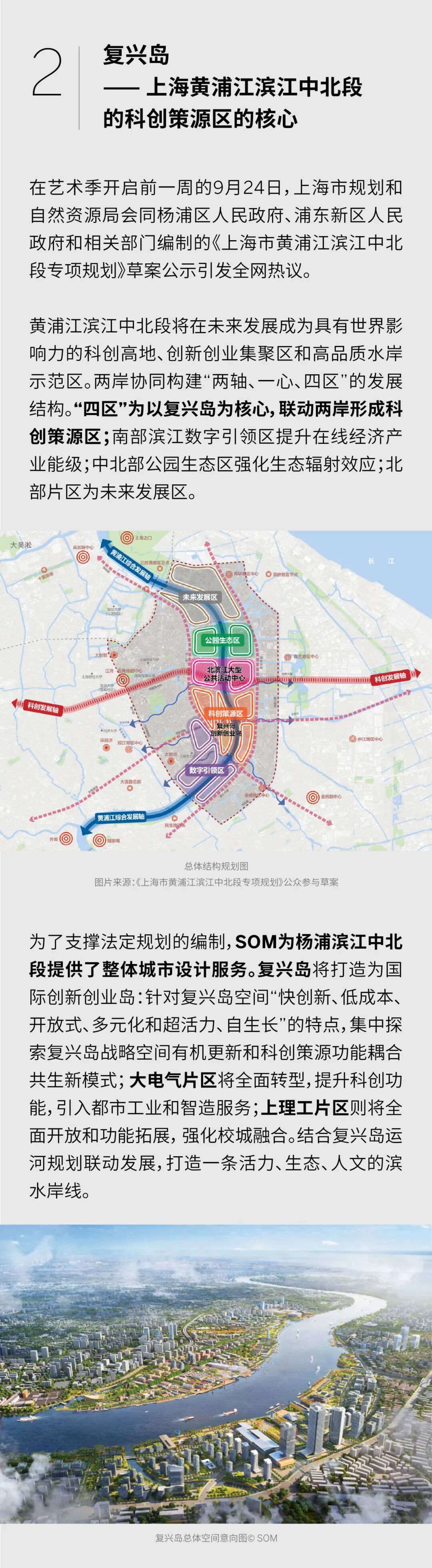 SOM与联创团队共绘上海复兴岛的未来蓝图