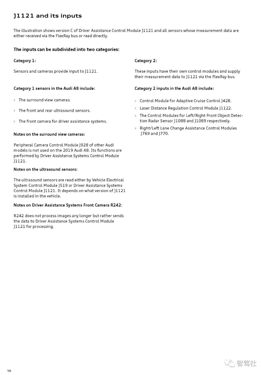 奥迪A8驾驶辅助系统的图61