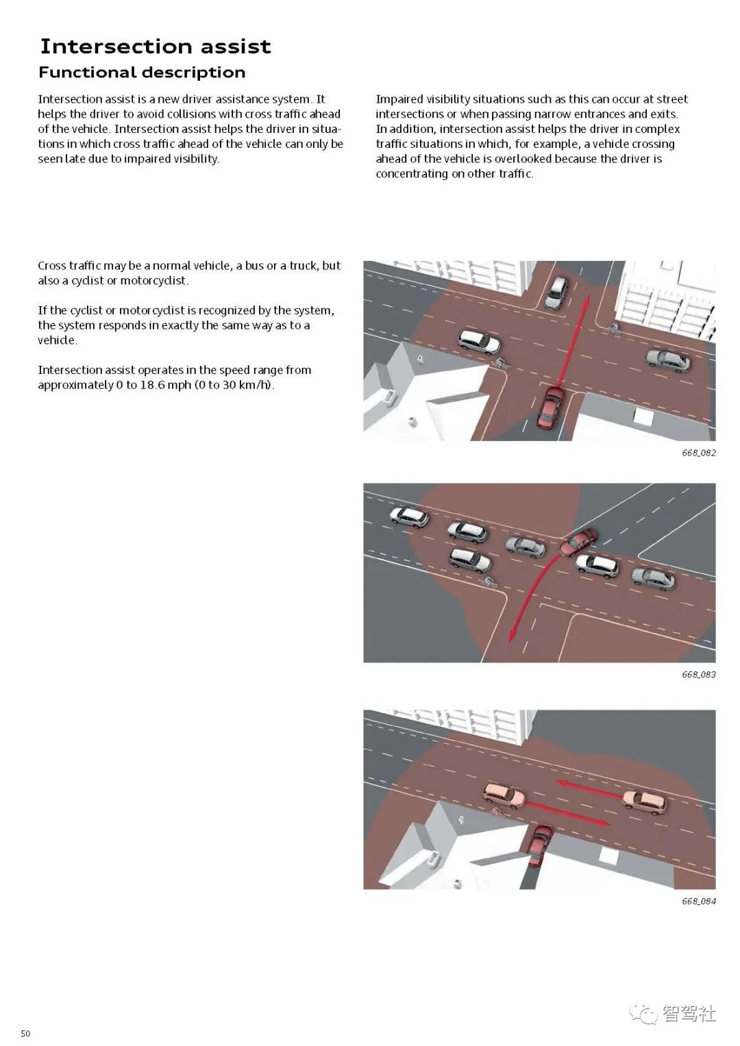 奥迪A8驾驶辅助系统的图53